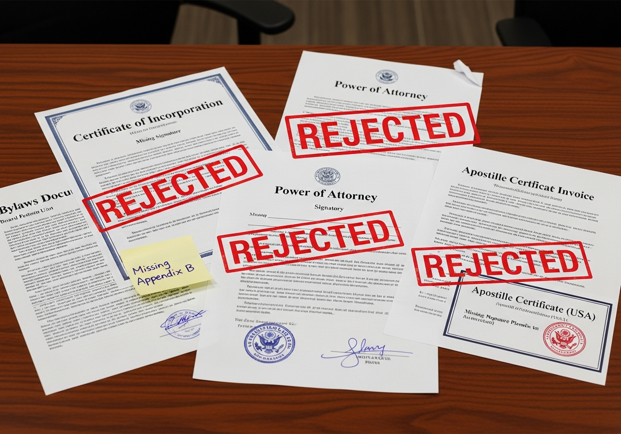 Common Errors When Legalizing Business Documents for Egypt